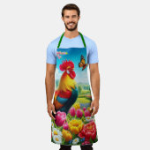 Tablier OEuvre florale/de printemps/de poulet (Porté)