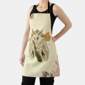 Tablier Oeuvre Graphique Mystique, Moth Façore Beige (Insitu)