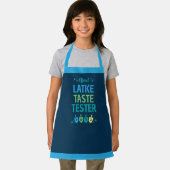 Tablier Official Latke Taste Tester Kids Hanukkah Apron (Insitu)