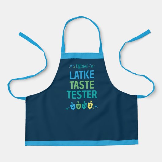 Tablier Official Latke Taste Tester Kids Hanukkah Apron (Recto)