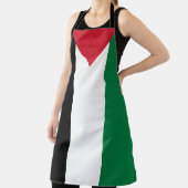 Tablier officiellement le drapeau de l'État de Palestine (Insitu)