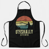 Tablier Ofish Retraité Funny Pêche retraite (Recto)