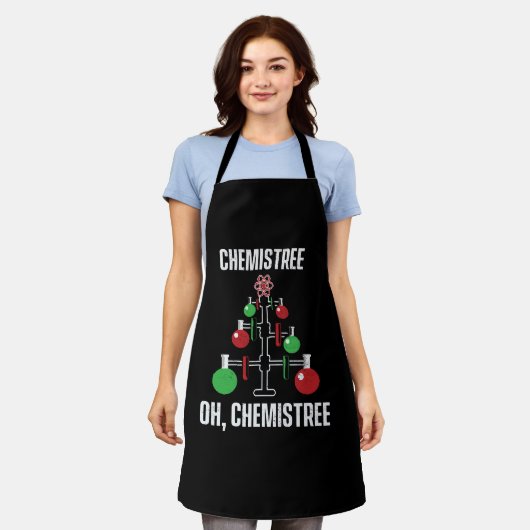 Tablier Oh Chemist Tree Chemistree Pun Science (Porté)