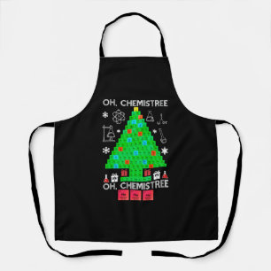 Tablier Oh Chemistree Chemist Tree Funny Science Noël