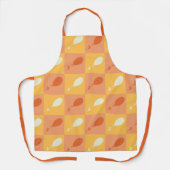 Tablier Oh, les endroits où tu iras | Motif orange (Recto)