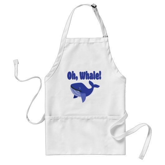 Tablier Oh, Whale Pun Drôle (Devant)