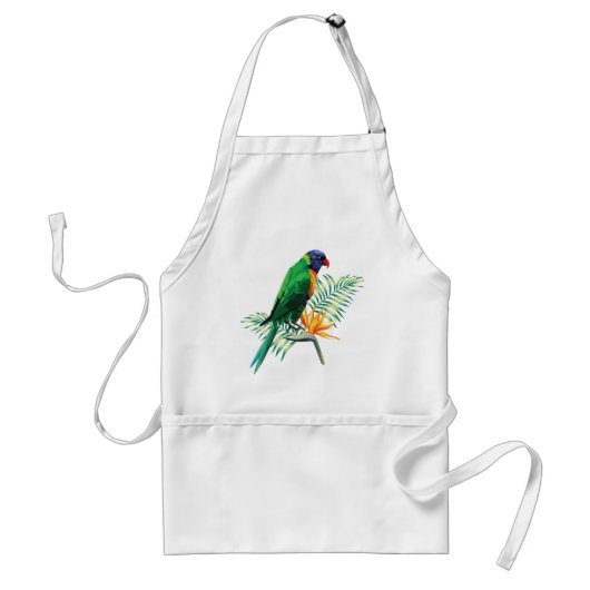 Tablier Oiseau coloré mignon (Devant)