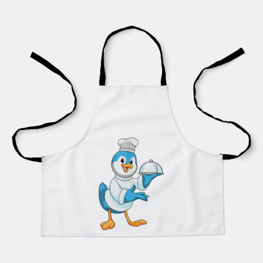 Tablier Oiseau comme cuire avec Platter (Recto)