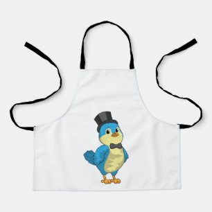 Tablier Oiseau comme marié avec ruban