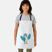 Tablier Oiseau comme mariée avec voile (Insitu)