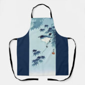 Tablier Oiseau en bleu, Koson, Ukiyo-e (Recto)