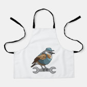 Tablier Oiseau en tireur avec clé (Recto)