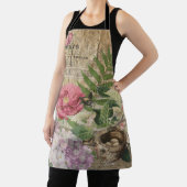 Tablier Oiseau Nid Floral Jardin Fleur Papillon Art (Insitu)