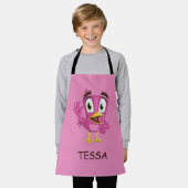 Tablier Oiseau rose (Porté)
