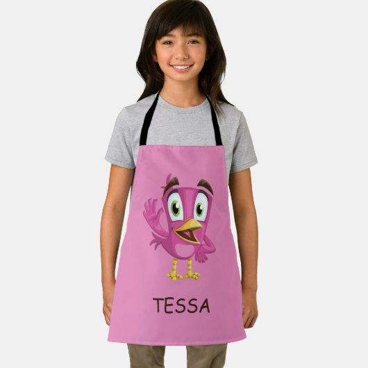 Tablier Oiseau rose (Insitu)