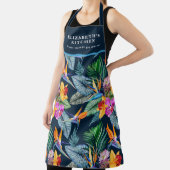 Tablier Oiseau Tropical Du Paradis Et De L'Orchidée (Insitu)