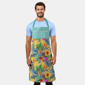 Tablier Oiseau Tropical Du Paradis Et Jardin D'Été Des Orc (Porté)