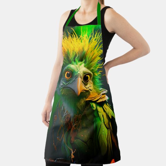 Tablier Oiseau vert (Insitu)