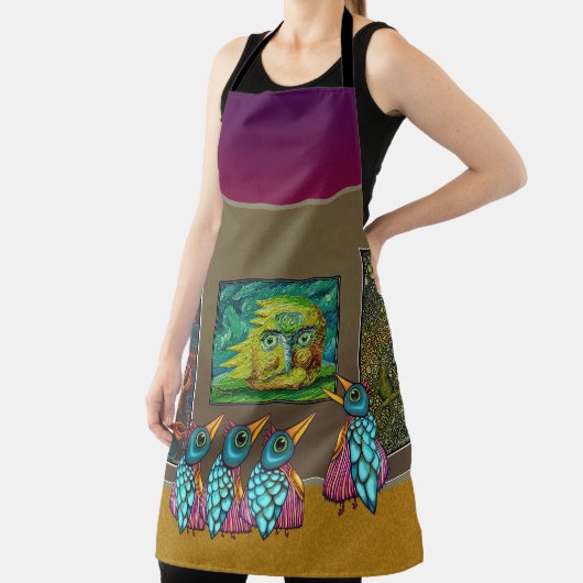 Tablier Oiseaux à la galerie (Insitu)