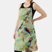 Tablier Oiseaux de fleurs d'été : Motif tropical (Insitu)