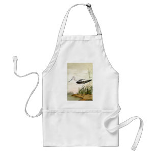 Tablier Oiseaux de rivage de la vie marine vintage, oiseau