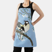 Tablier Oiseaux et fleurs de cerisiers Ohara Koson (Insitu)