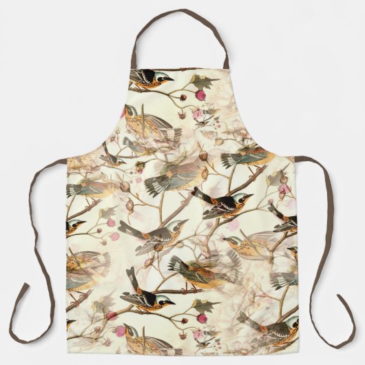 Tablier Oiseaux sur une branche (Recto)