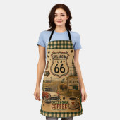 Tablier Oklahoma Prairie Coffee Kitchen Route 66 (Porté)