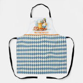 Tablier Oktoberfest Party Avec Bière Et Pretzels ai (Recto)