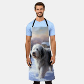 Tablier Old English Sheepdog Laisser neiger Noël (Porté)