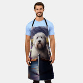 Tablier Old English Sheepdog sur Paddle : Une aventure Pit (Porté)