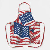 Tablier Old Glory All American - États-Unis Drapeau (Recto)