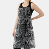 Tablier Old Tree Bark Black And White Photo Pattern Design (Insitu)