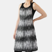 Tablier Old Tree Bark Black And White Photo Pattern Design (Insitu)