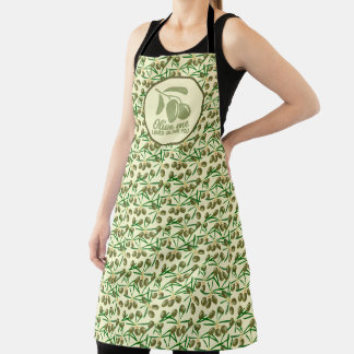Tablier Olive Me aime Olive You Drôle de motif Olive Chef