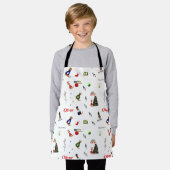 Tablier Oliver Le Motif aléatoire de Noël Otter (Porté)