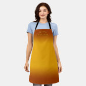 Tablier Ombre jaune miel (Porté)