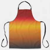 Tablier Ombre jaune rouge orange rouge vibrant (Recto)