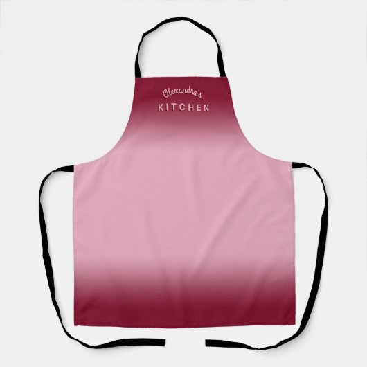 Tablier Ombre rose framboise (Recto)