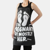 Tablier On est enceinte mais surtout son père de grossesse (Insitu)
