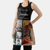 Tablier On t'aime grand-mère | Elégant noir 5 photo (Insitu)