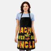 Tablier Oncle moyen de Nacho - Dons d'oncle amusant (Porté)