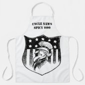 Tablier Oncle patriotique vintage Sam et drapeau américain (Recto)