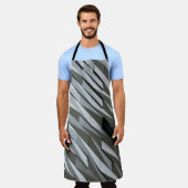 Tablier onduler des formes abstraites sur une façade de bâ (Porté)