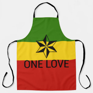 Tablier One Love Rasta