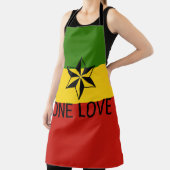 Tablier One Love Rasta (Insitu)
