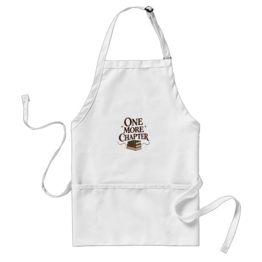 Tablier One More Chapter - Book Lover Reading Tee (Devant)
