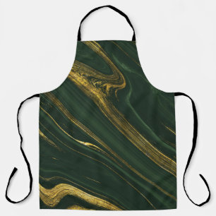 Tablier Onyx Vert Luxueux : Marbre D'Or.