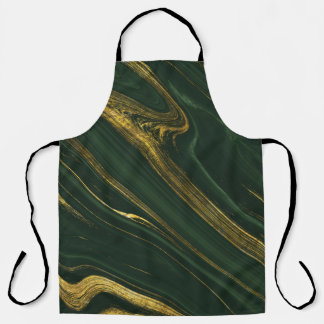 Tablier Onyx Vert Luxueux : Marbre D'Or.