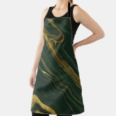 Tablier Onyx Vert Luxueux : Marbre D'Or. (Insitu)